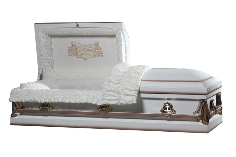 Bilbe Dawb Square Corner Steel Casket