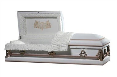 Bilbe Dawb Square Corner Steel Casket