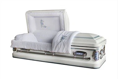 Dawb Shaded Blue Round Corner Casket