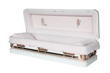 Dawb Shaded Copper Round Corner Casket
